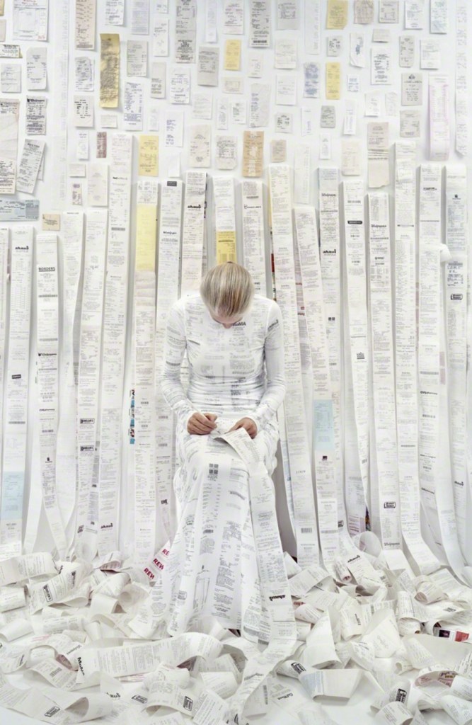 Lost in My Life (Receipts Seated) by Rachel Perry