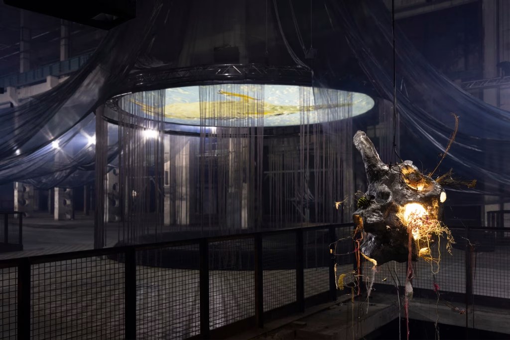 Laure Prouvost, WE FELT A STAR DYING (Cute Bit), installation view at Kraftwerk Berlin