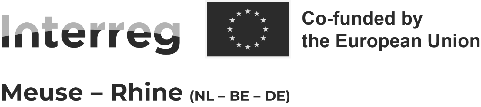Interreg Meuse–Rhine, co-funded by the European Union