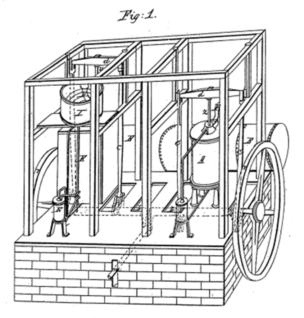 Dr. John Gorrie and his ice-making machine