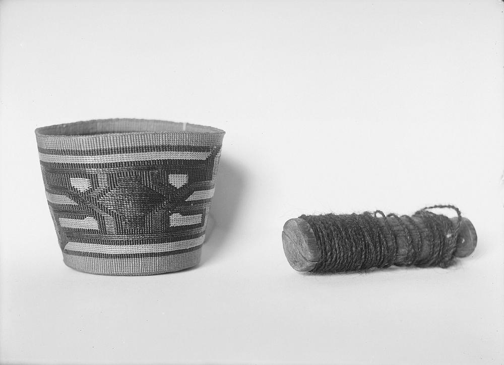 Tlingit Human Hair Basket